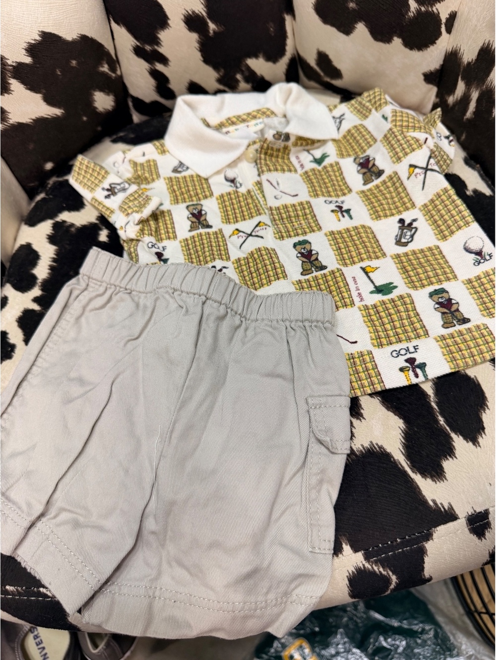 Baby Togs 2-Piece Golf Themed Outfit 3-6 Months